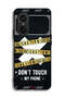 Huawei nova 9 SE Protective Case Cover Caution Never Touch My Phone - 2