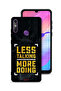Huawei Enjoy 20e Protective Case Cover Less Talking More Doing