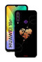 Huawei Y6p Protective Case Cover Airplanes Touching Heart