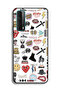 Huawei Y7a Protective Case Cover No Bad Vibes Stickers - 2