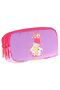 Kids Red Purple, Ice Cream Themed, Three-Eye School Pencil Bag for Girls - L8247