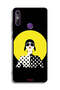 Huawei Enjoy 20e Protective Case Cover Stylish Girl Art - 2