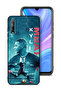 غطاء حماية لهاتف هواوي بي سمارت إس مع ملصق مبابي