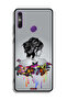 Huawei Enjoy 20e Protective Case Cover Butterflies And Girl Abstract Art - 2