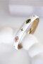 White Eye Detailed Handcuff Bracelet - 4