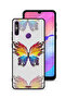 Huawei Enjoy 20e Protective Case Cover Digital Art Simple Background Minimalism Butterfly