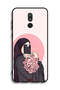 غطاء حماية لهاتف هواوي ميت 10 لايت بتصميم فن التقاط صور سيلفي مع حمل الزهور - 2