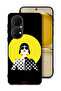 Huawei P50E Protective Case Cover Stylish Girl Art