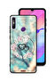 Huawei Enjoy 20e Protective Case Cover Hearts In Ring Art