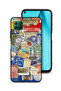 Huawei P40 lite 4G Protective Case Cover Stickers Of Different Cities
