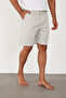 Men's Linen Shorts Elastic Waist Baggy Relaxed Fit