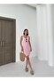 Pink Mini Knitwear Beach Dress - 5