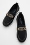 Women's Buckle Casual Shoes Black - 5