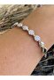 Round Stone Detail Clamp with Golden Craftsmanship (Interior Diameter 6 cm) - 2