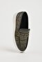 Carlo Model Genuine Crocodile Leather Casual Shoes - 6