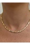 Gold Cube Model Necklace - 2