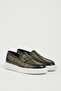 Carlo Model Genuine Crocodile Leather Casual Shoes