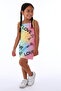3 Pieces 3-Piece Printed Lycra Girl's Dress - 2