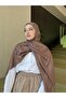 Ethnic Jacquard Shawl Ottoman Breeze Pattern - Cappucino - 2