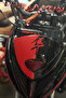 Red Hayabusa Motif Head Sticker Label for Mondial Drift-L (1 Piece) - 3