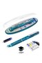 M Nib Press Fountain Pen Set Cartridge Gift Transparent Body Vivid Colors Plastic Boxed Writech