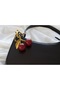 Stainless Steel Large Size Gold Hanging Silvery Cherry Model Bag Charmi Bag Ornament - 6