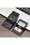 Smart Mechanism Minimalist Carbon Fiber Case Rfid Protected Wallet Credit Card Holder 15 Card Capacity Card Holder Black - 4