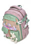 Orthopedic Luxury Fabric Multi-Eye Children's Primary School Backpack School Bag 1461 - 4