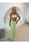 Green Sydney Seashell Lace Skirt Double Suit