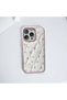 iPhone 15 (6.1 Inch) Compatible Quilted Flower Pattern Pouf Case Special Boxed