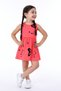 3 Pieces Summer Printed Lycra Single Jersey Fabric Girl's 3-Piece Dress - 6