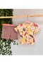 100% Cotton Summer 2-Piece Unisex Baby Set – Palm T-Shirt and Green Shorts
