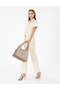 Beige Women's Shoulder Bag 05Po25Y326