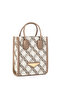 Beige Crossbody Women's Shoulder Bag 05Po25Y332 - 4