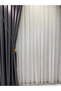 Tulle Curtain Sand Patterned Knitted Fabric 1/3 Tight Pleated Pipe Pleat Non-Creasy No Ironing - 3