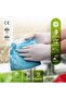 مقاس L 100 حزمة من قفازات اللاتكس البيضاء - 5 قطع Mdr Latex - 5