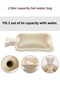 Hot Water Bag and Warmer Water Pad 2Pcs with Fleece Cover Washable Body Hot Water Bag 0.5L - 5