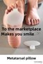 Middle Finger Metatarsal Silicone Pad - Callus Protector, Cushion Metatarsal - 2