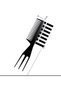 Large Toothed Three Sided Hair Salon Fish Bone Shape Hair Comb Hair Styling Comb - 6