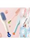 Self-Cleaning Automatic Button Hair Comb Detangling Anti-Static Hair Massage Brush - 2