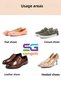 5 mm Skin Color Shoe Heel Anti-Slip and Narrowing Pad Set - 5