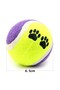 Colorful Pattern Cat Dog Toy with 3 Tennis Balls for Office Home Office Pet - 3
