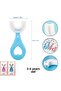 U Shape Baby Toothbrush Blue Color 100 Pieces (2-6 Years) - 3