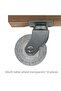Office Armchair Cabinet Shelf 360 Degree Swivel 50 X 20 Table Wheel Transparent 50 mm (10 Units) - 4