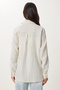 Striped Oversize Muslin Shirt Cream Black Lgp0014 - 4