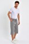 Men's Regular 100% Cotton Linen Look Capri Dc204 - 3