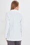 Women's White Buttoned Jacket ARM-20K001151 - 7