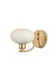 Vanna Sconce White Glass Living Room Modern (Gold Plated) - 2