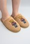 Warm Plush Fabric, Embroidered, Non-Slip and Soundless Thermo Sole, Women's House Slippers Slippers - 2