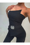 Silver Buckled Pull-Through Elastic Women's Belt, Jacket Belt, Shirt Belt, Dress Belt - 2